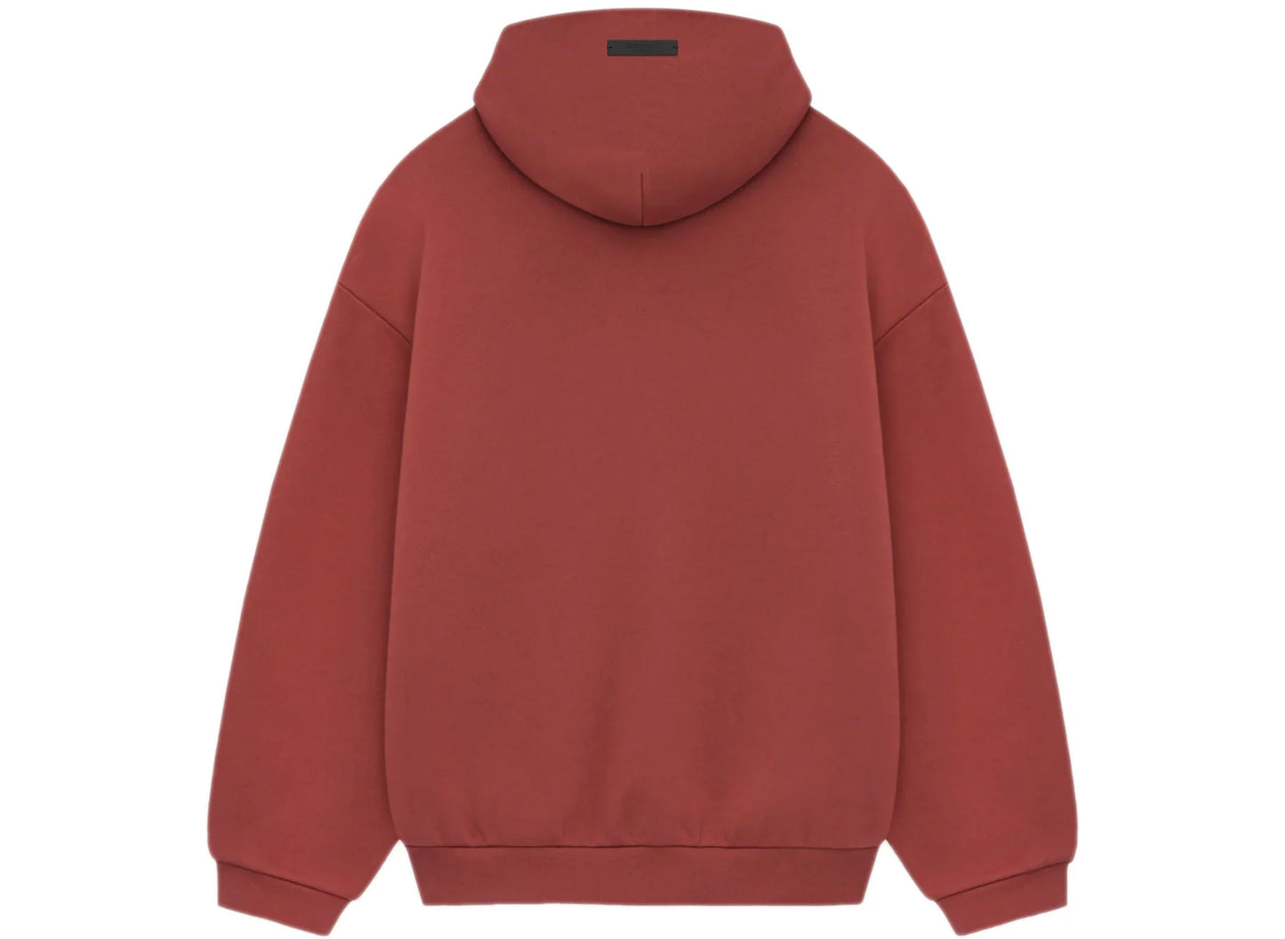 Fear of God Essentials Fleece Hoodie in Crimson xld