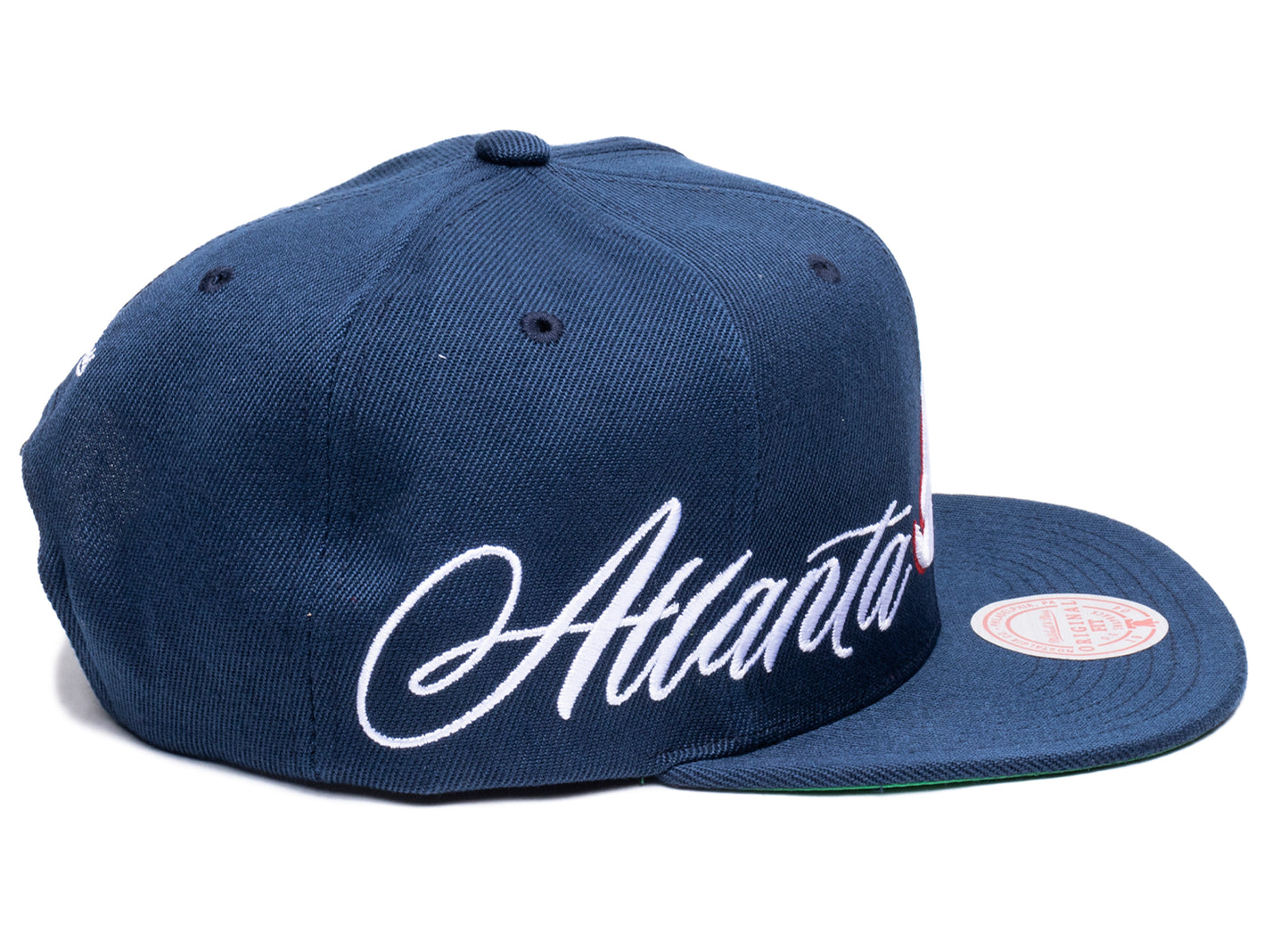 Mitchell & Ness Just Don Lux Script Braves Snapback Hat