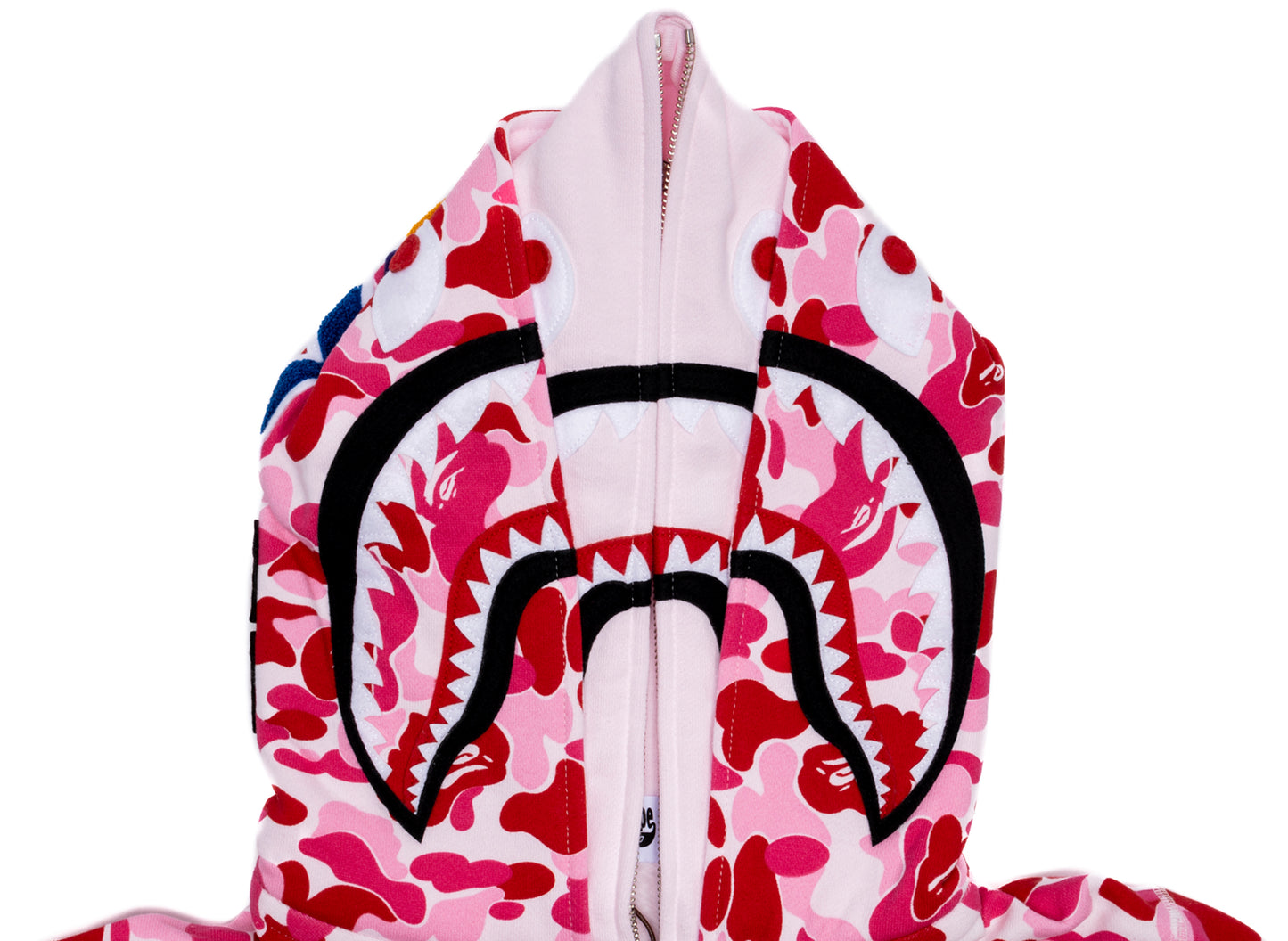 Bape camo best sale hoodie pink