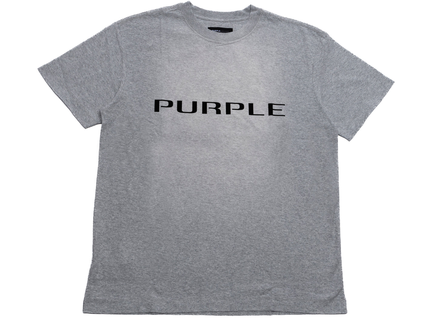 Purple Brand Textured Jersey S/S Tee in Heather