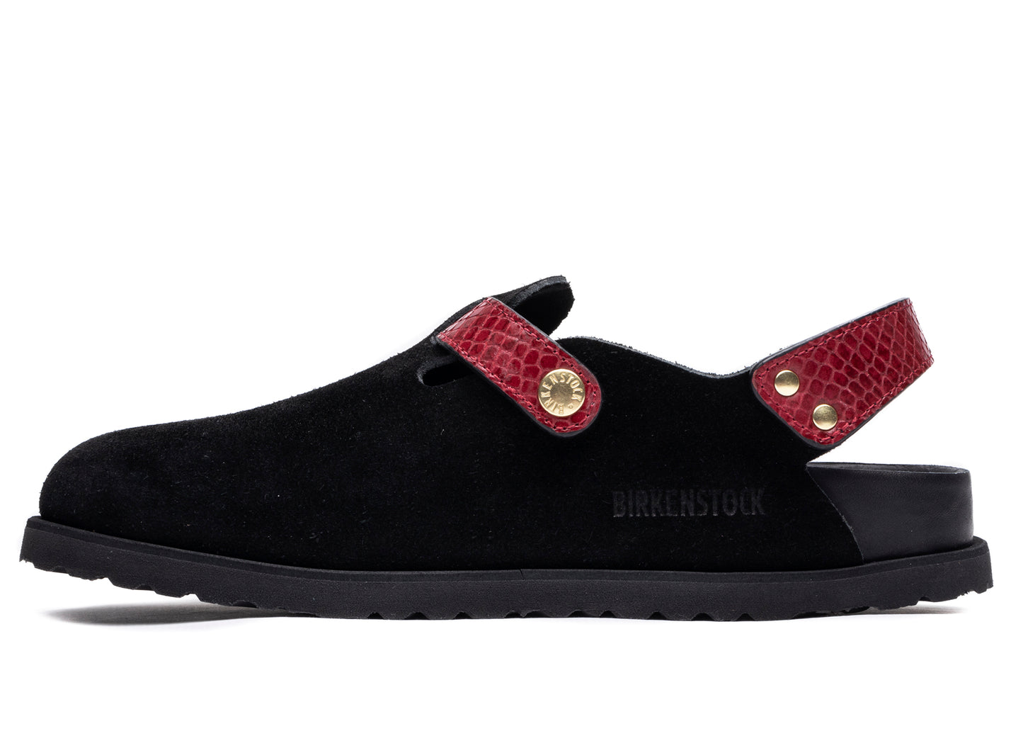 Birkenstock Tokio II Lined 1774 in Black/Red