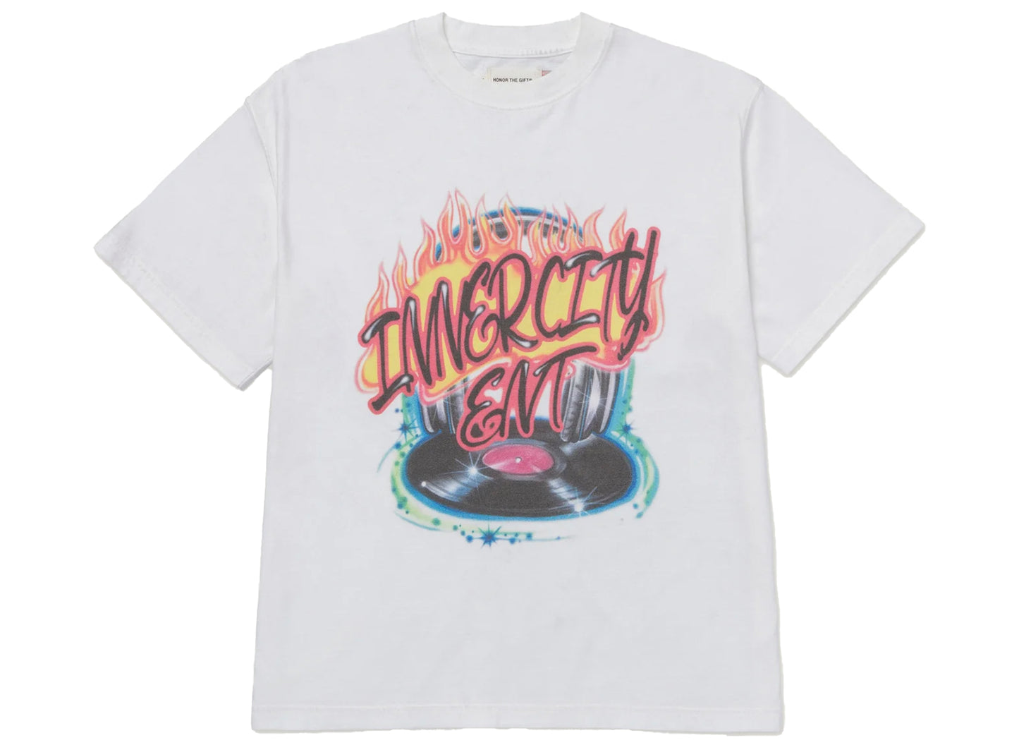 Honor the Gift Airbrush Art S/S Tee in White