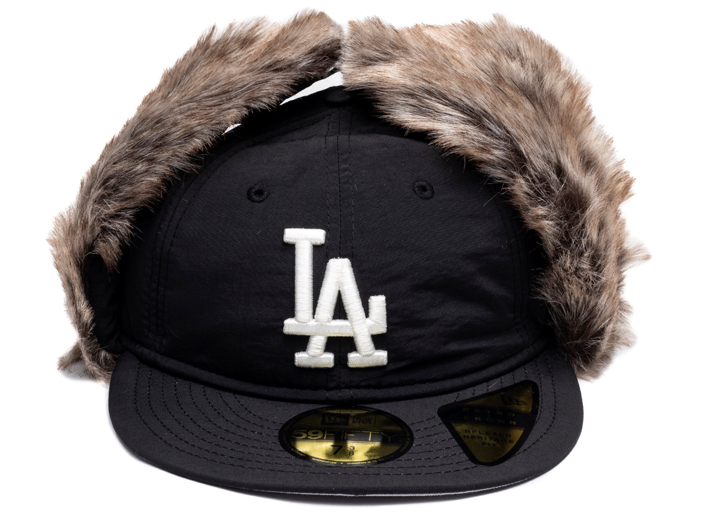 New Era Los Angeles Dodgers Winter Dog Ear Fitted Hat xld