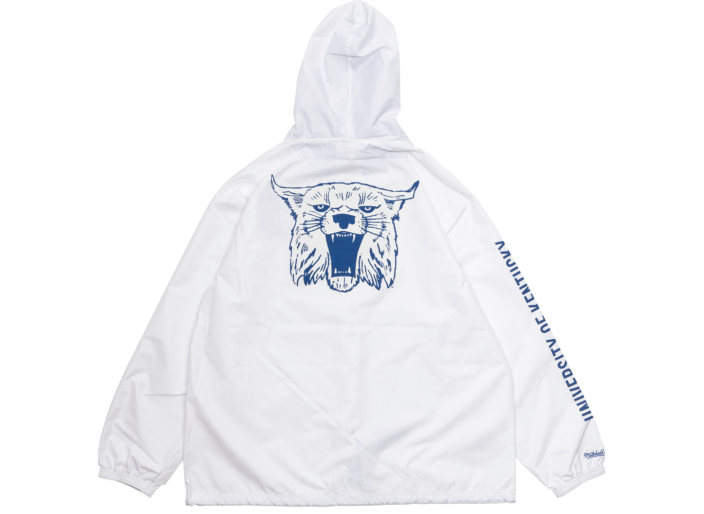 Mitchell & Ness Oneness Kentucky Wildcats Vintage Logo Hooded Coaches Jacket xld