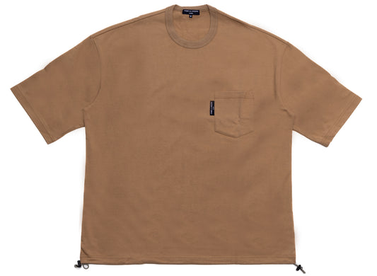 Comme des Garçons HOMME Adjustable Waist Pocket T-Shirt in Brown