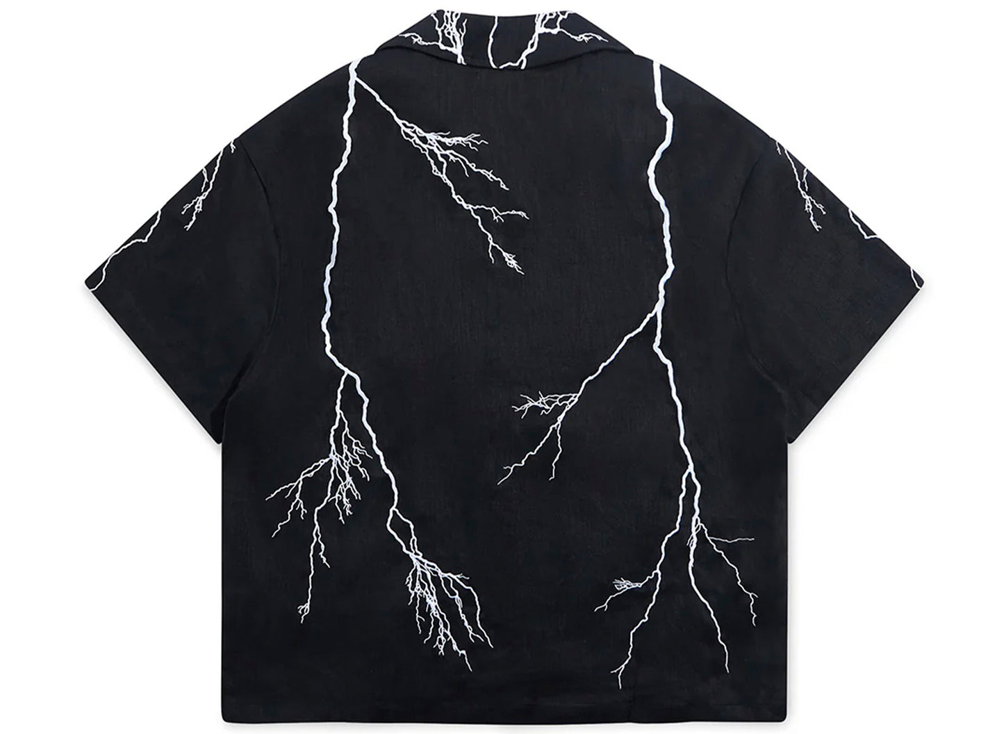 Diet Starts Monday Lightning Button Up in Black