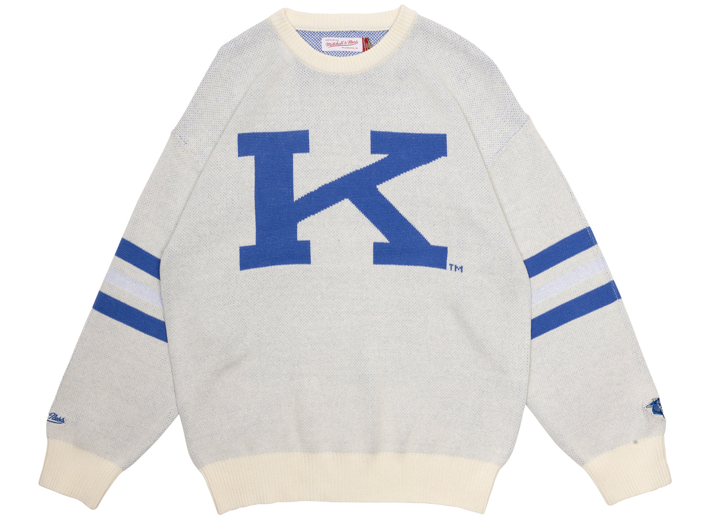 Mitchell & Ness Oneness Kentucky Wildcats Retro Helmet Vintage Logo Sweater xld