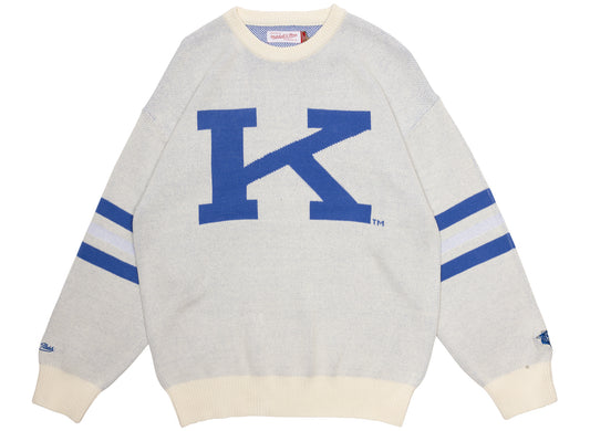 Mitchell & Ness Oneness Kentucky Wildcats Retro Helmet Vintage Logo Sweater xld