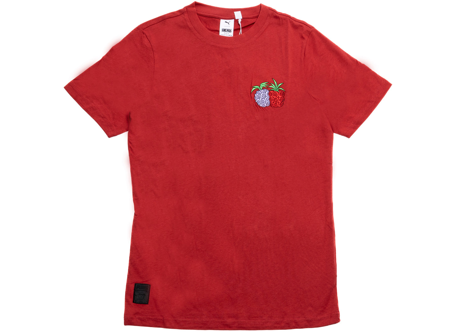 Puma x One Piece Graphic Tee in Red