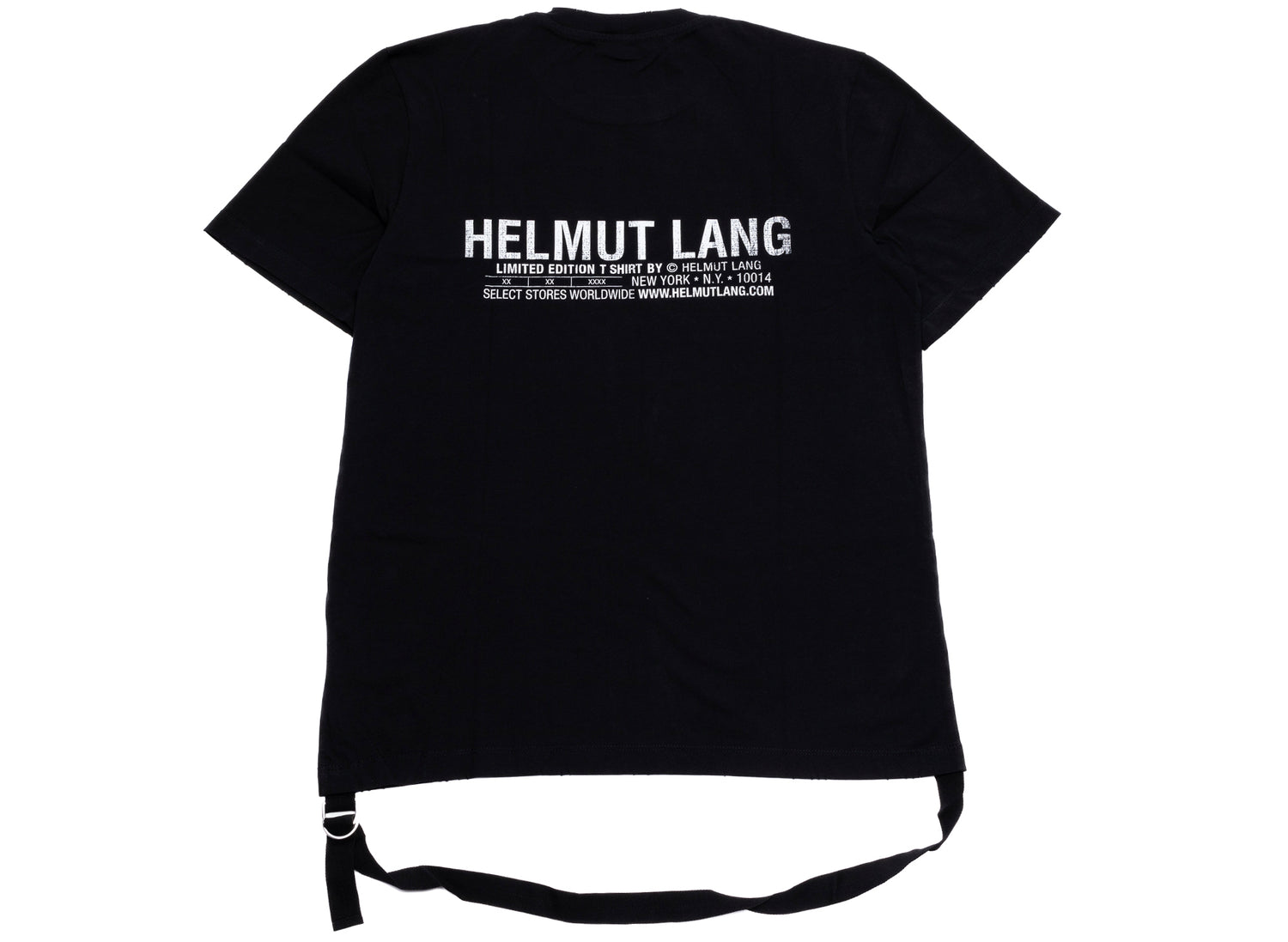 NEW Helmut Lang Men's deals Black White Stripe T-Shirt Large - Retail $150