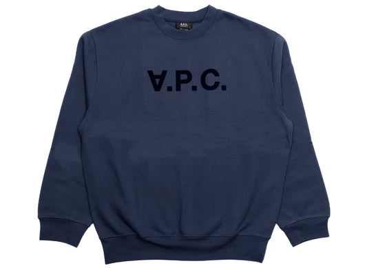 A.P.C. Grand VPC Oversized Sweatshirt in Blue xld