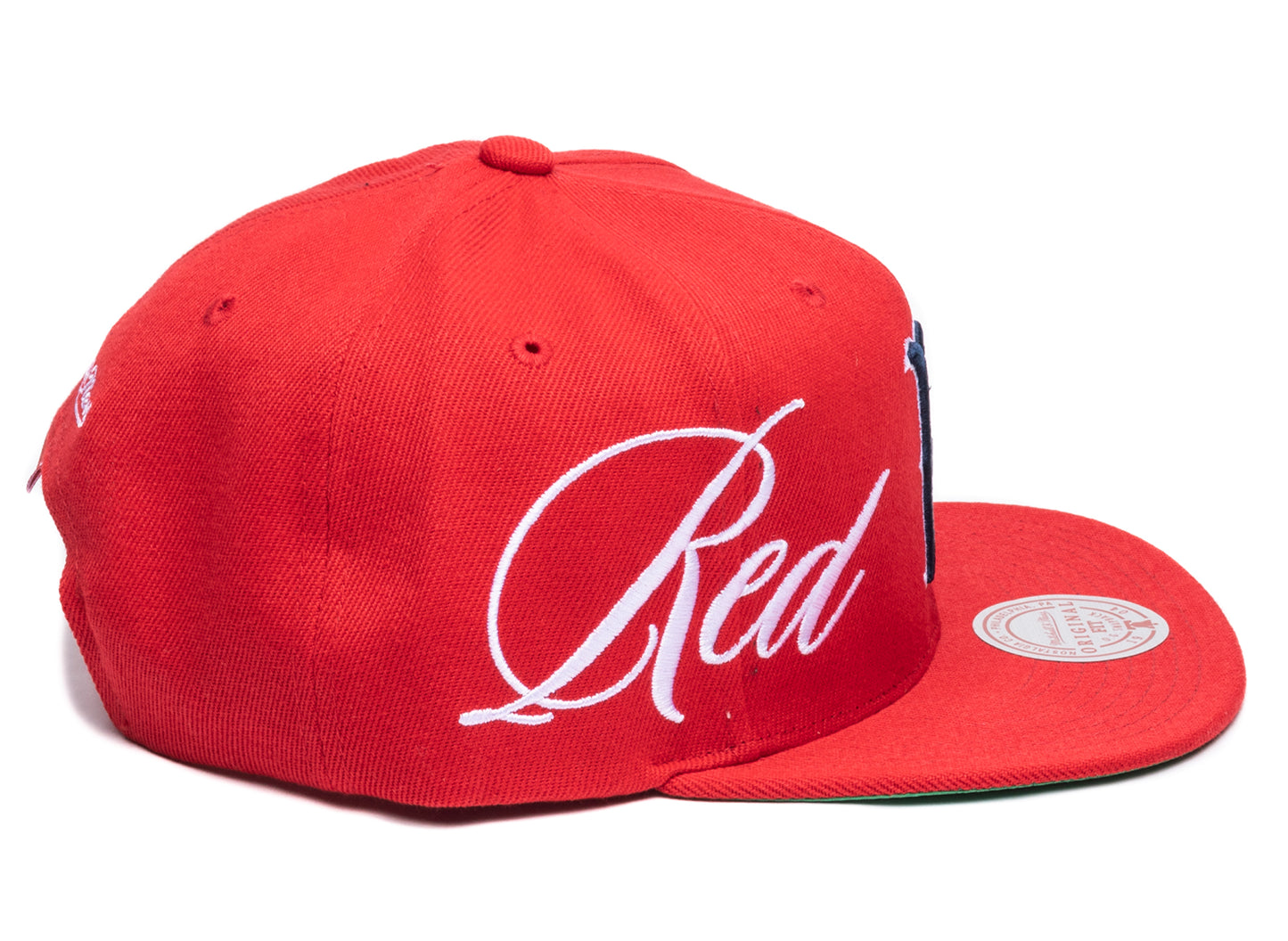 Mitchell & Ness Just Don Lux Script Red Sox Snapback Hat