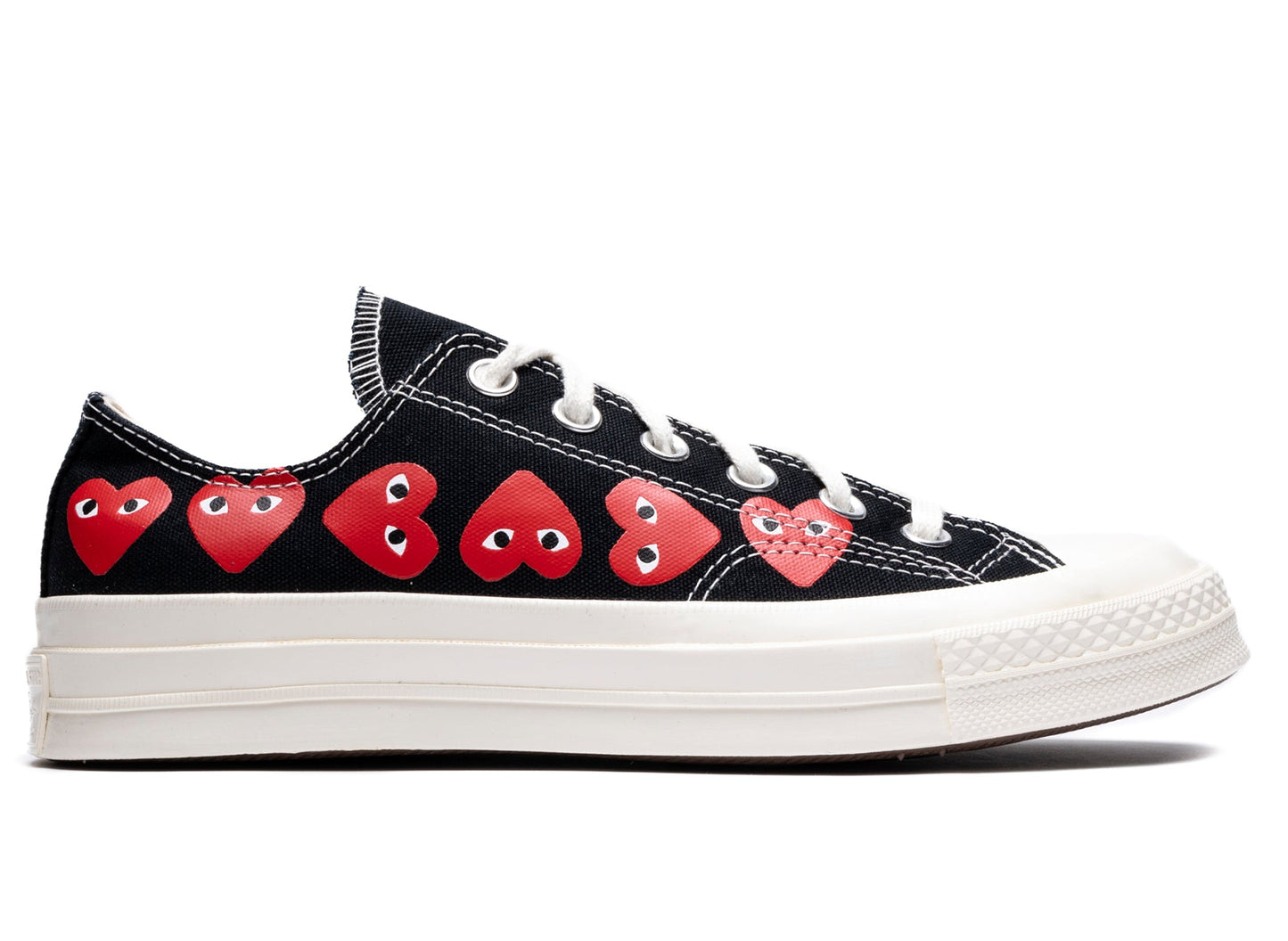 Converse Comme des Garçons Play Multi Heart Chuck Taylor All Star 70 Low