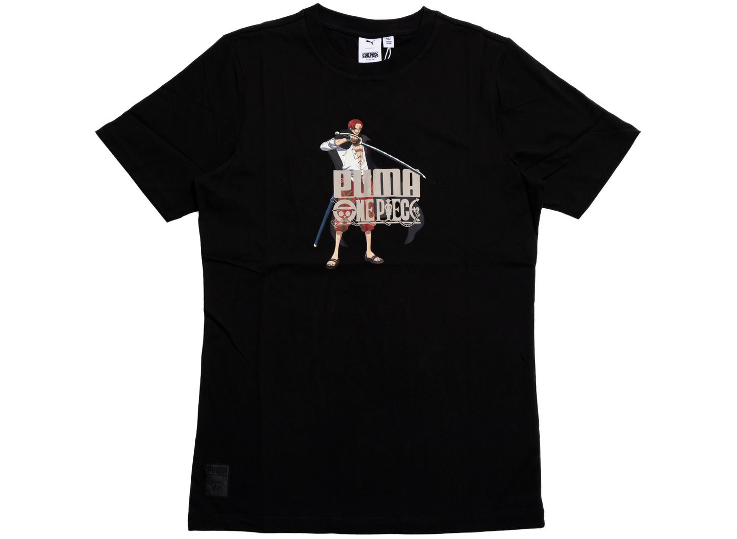 Puma x One Piece Graphic Tee in Black