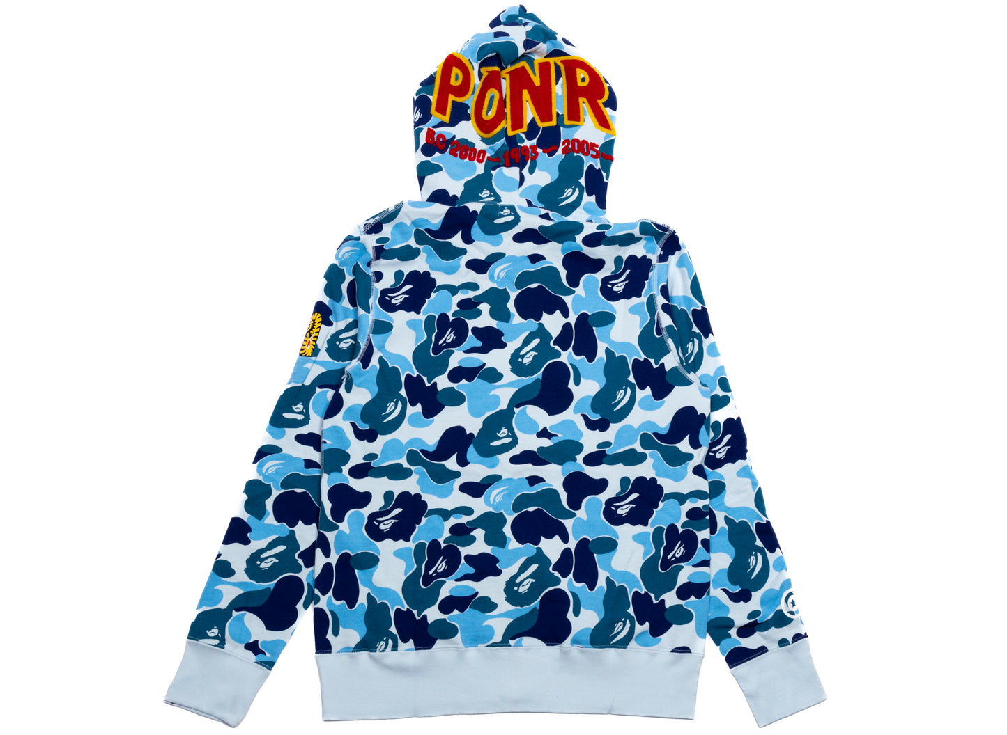 Bape abc shark full zip hoodie blue best sale