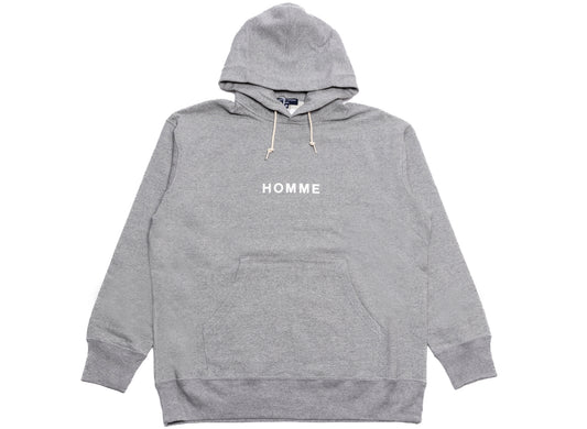 Comme des Garçons HOMME Logo Hoodie in Grey