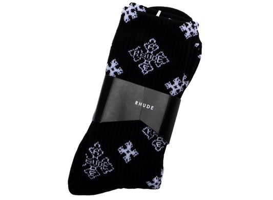 Rhude Cross Paisley Jacquard Socks