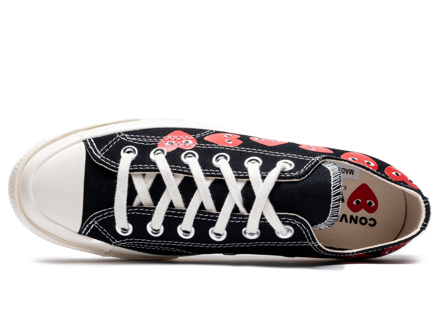 Converse Comme des Garçons Play Multi Heart Chuck Taylor All Star 70 Low