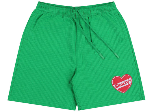 Pleasures Heart Sport Shorts in Green