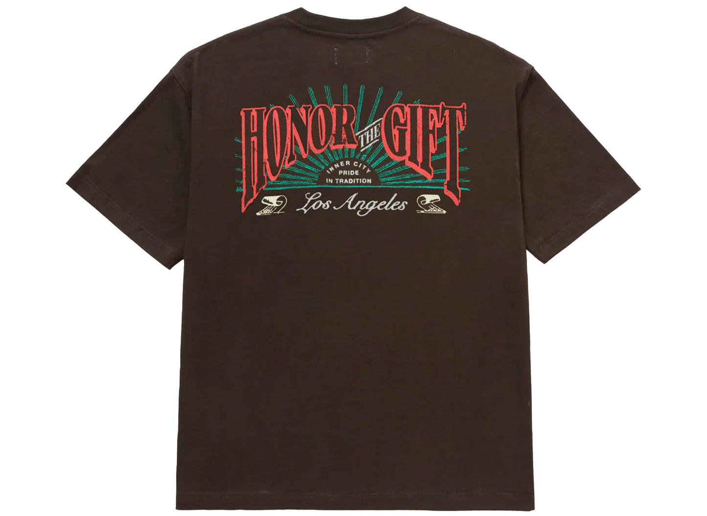 Honor the Gift Cigar Label Tee in Black