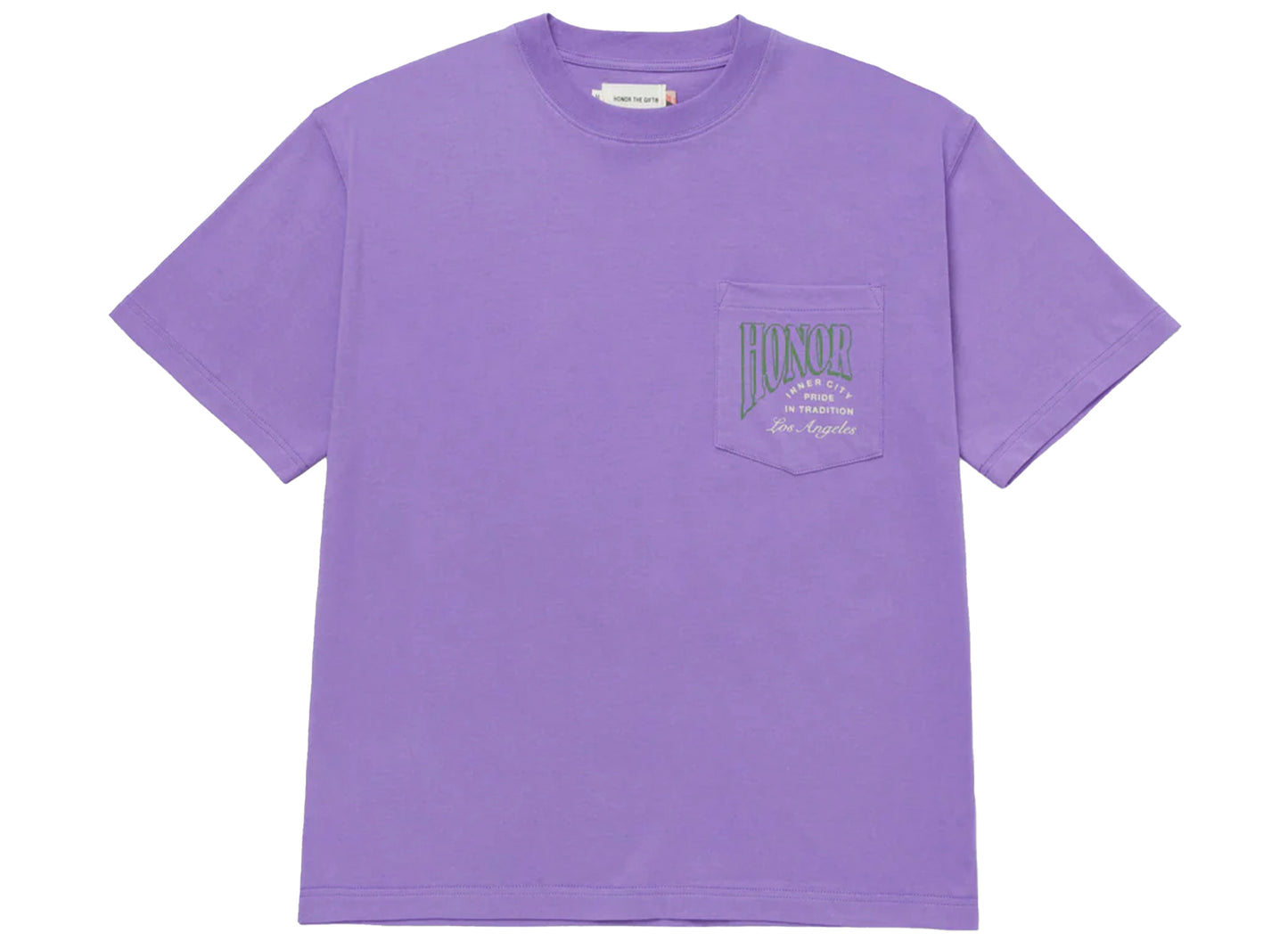 Honor the Gift Cigar Label Tee in Purple