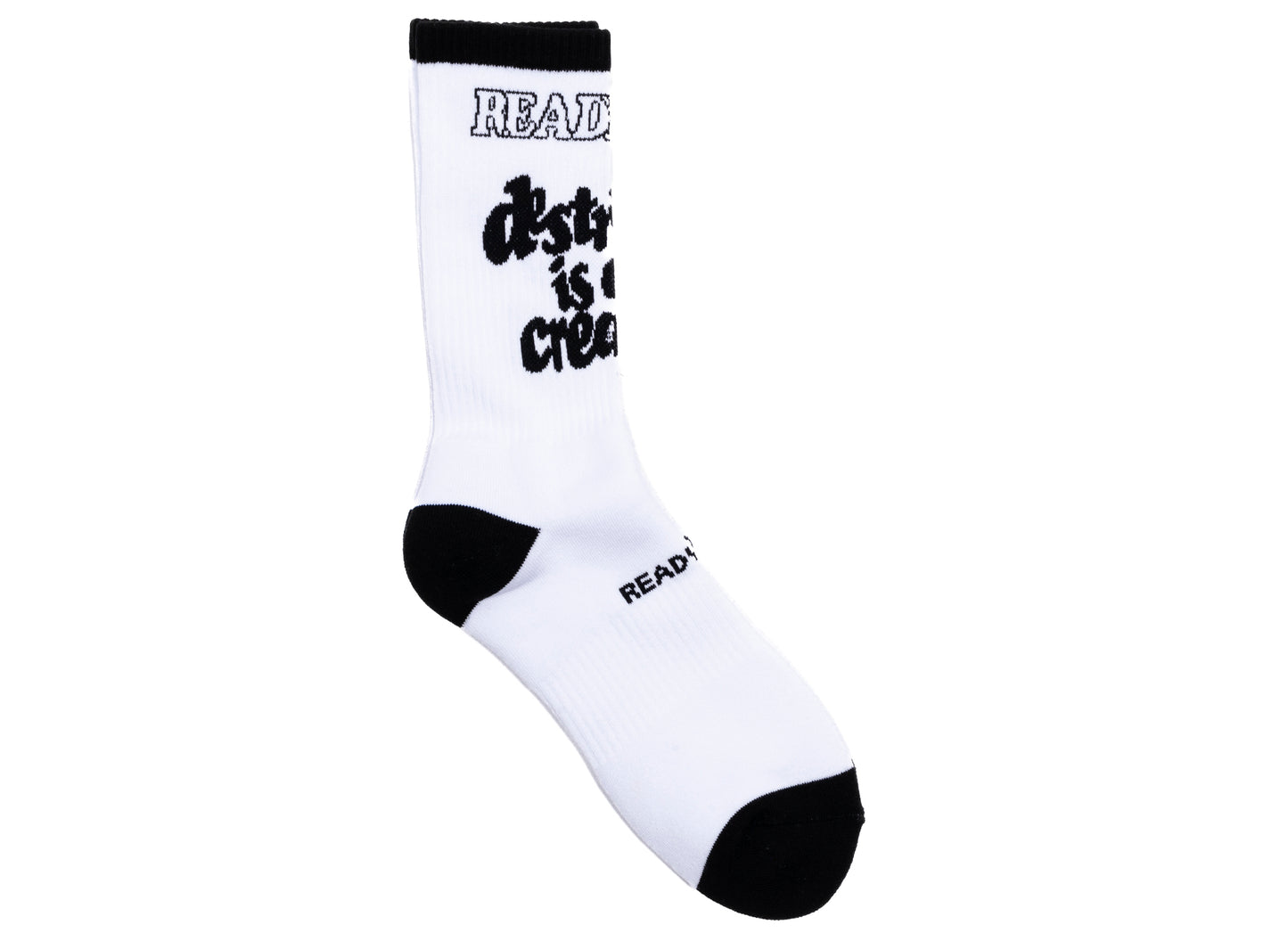 Readymade Destruction Socks in White