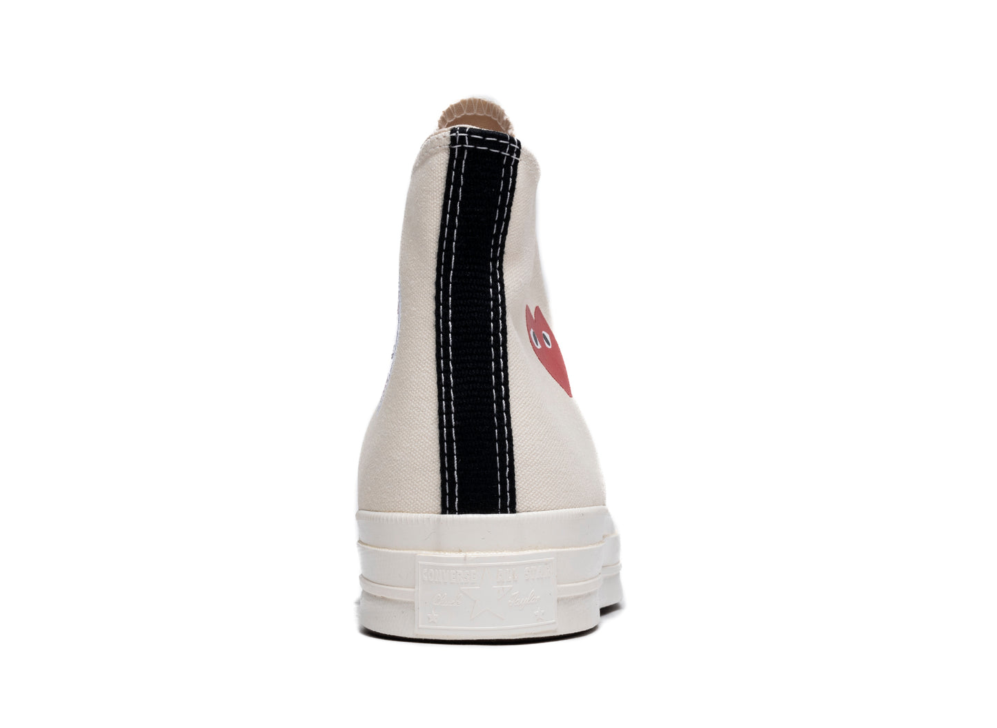 GS Converse Comme des Garçons Play Chuck 70 Hi in Cream