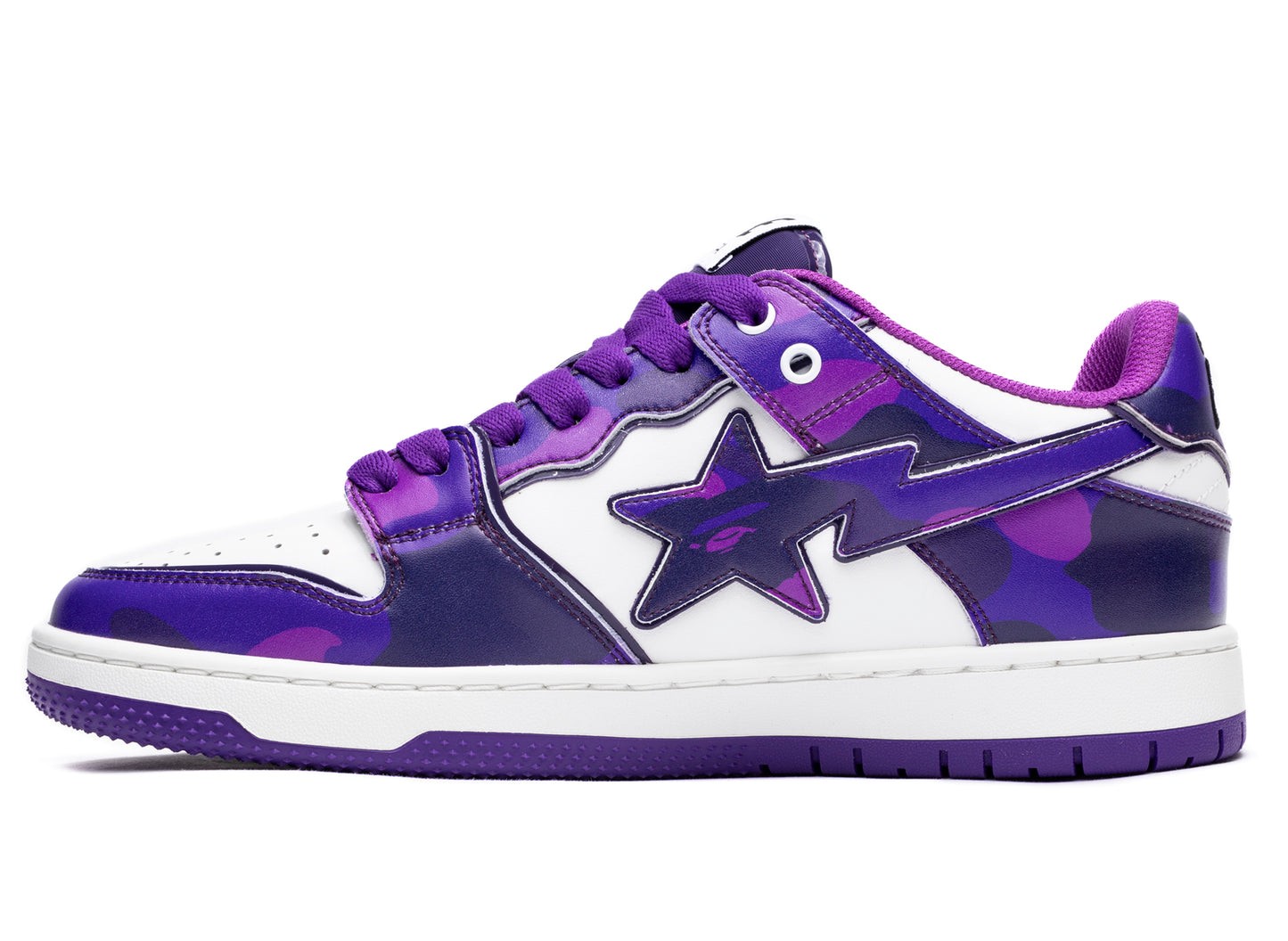 A Bathing Ape Sk8 Sta #1 M2 in Purple xld