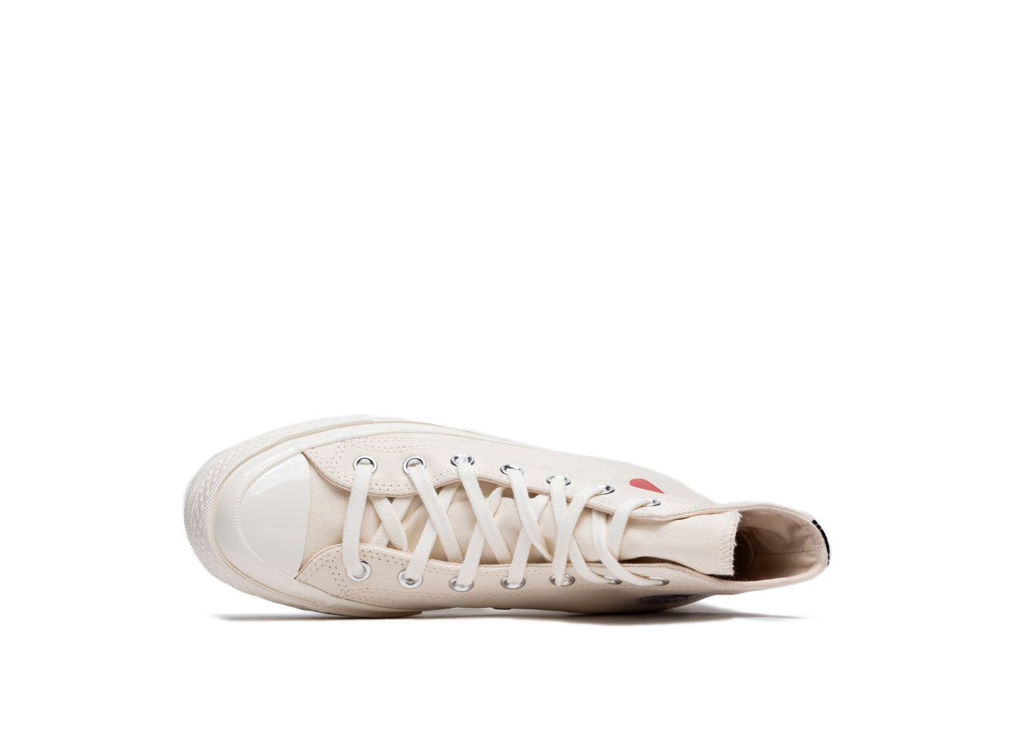 GS Converse Comme des Garçons Play Chuck 70 Hi in Cream