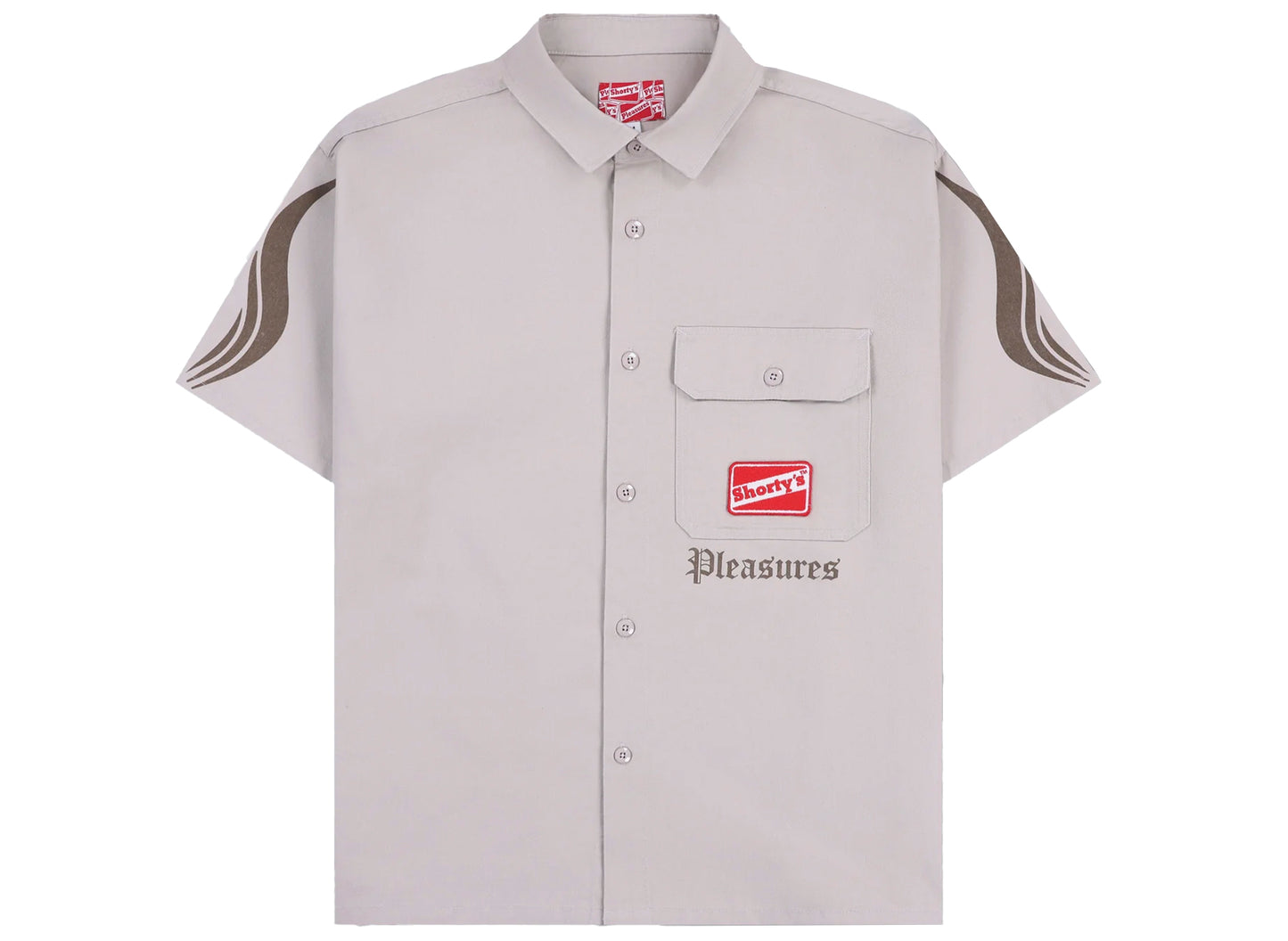 Pleasures Gutierrez Work Shirt in Beige