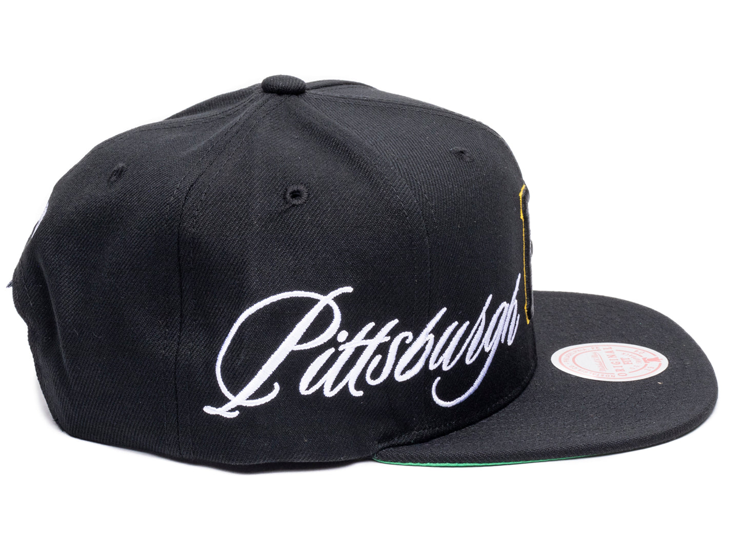 Mitchell & Ness Just Don Lux Script Pirates Snapback Hat