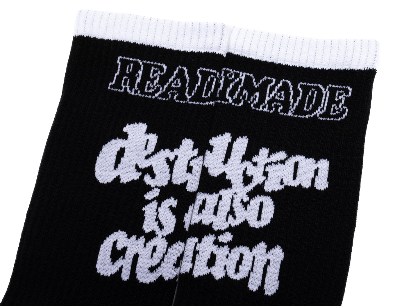 Readymade Destruction Socks in Black