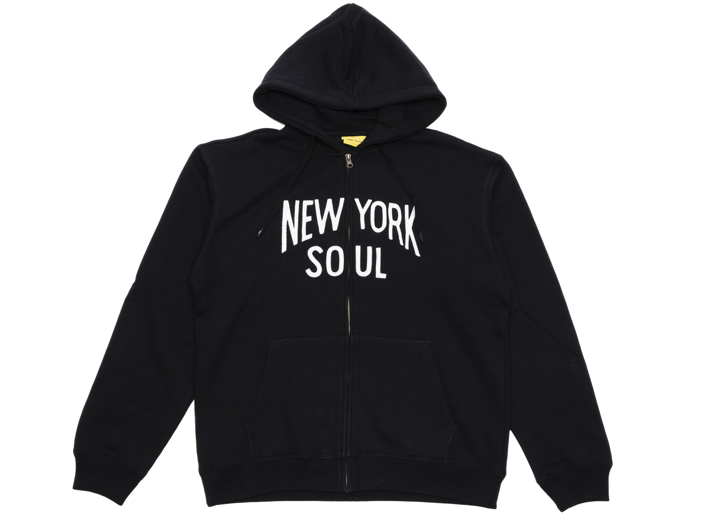 555 Soul Heritage New York Soul Zip Up Hoodie in Black