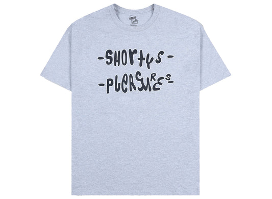 Pleasures F Me T-Shirt in Heather Grey