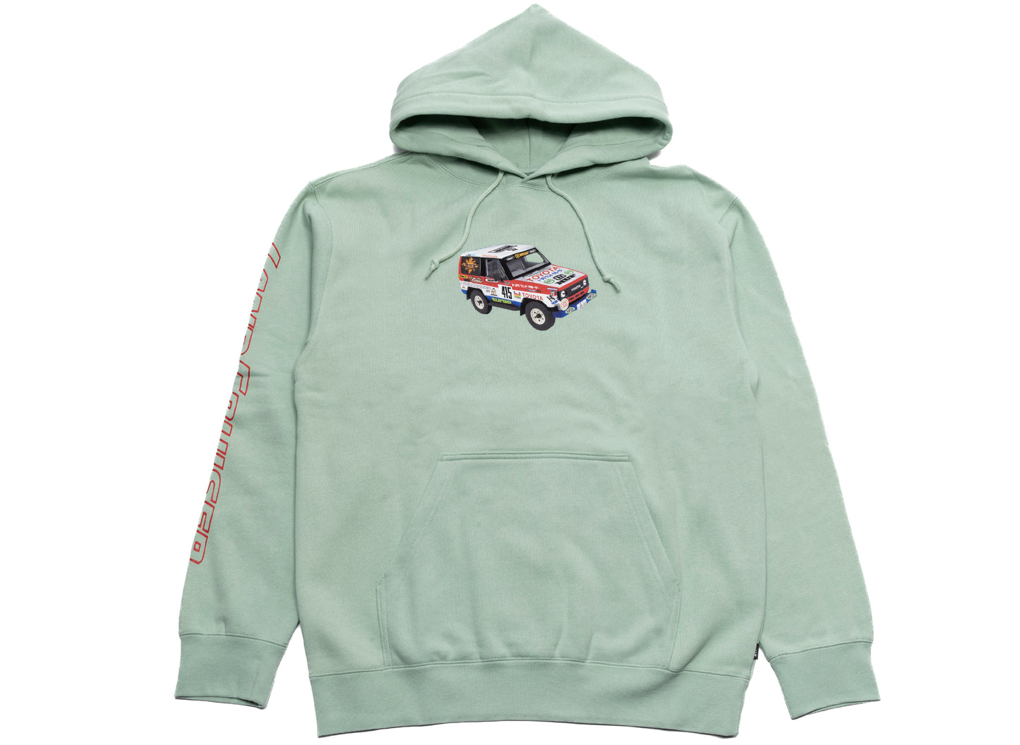 HUF x Toyota Sahara Rally Pullover Hoodie in Spring Green