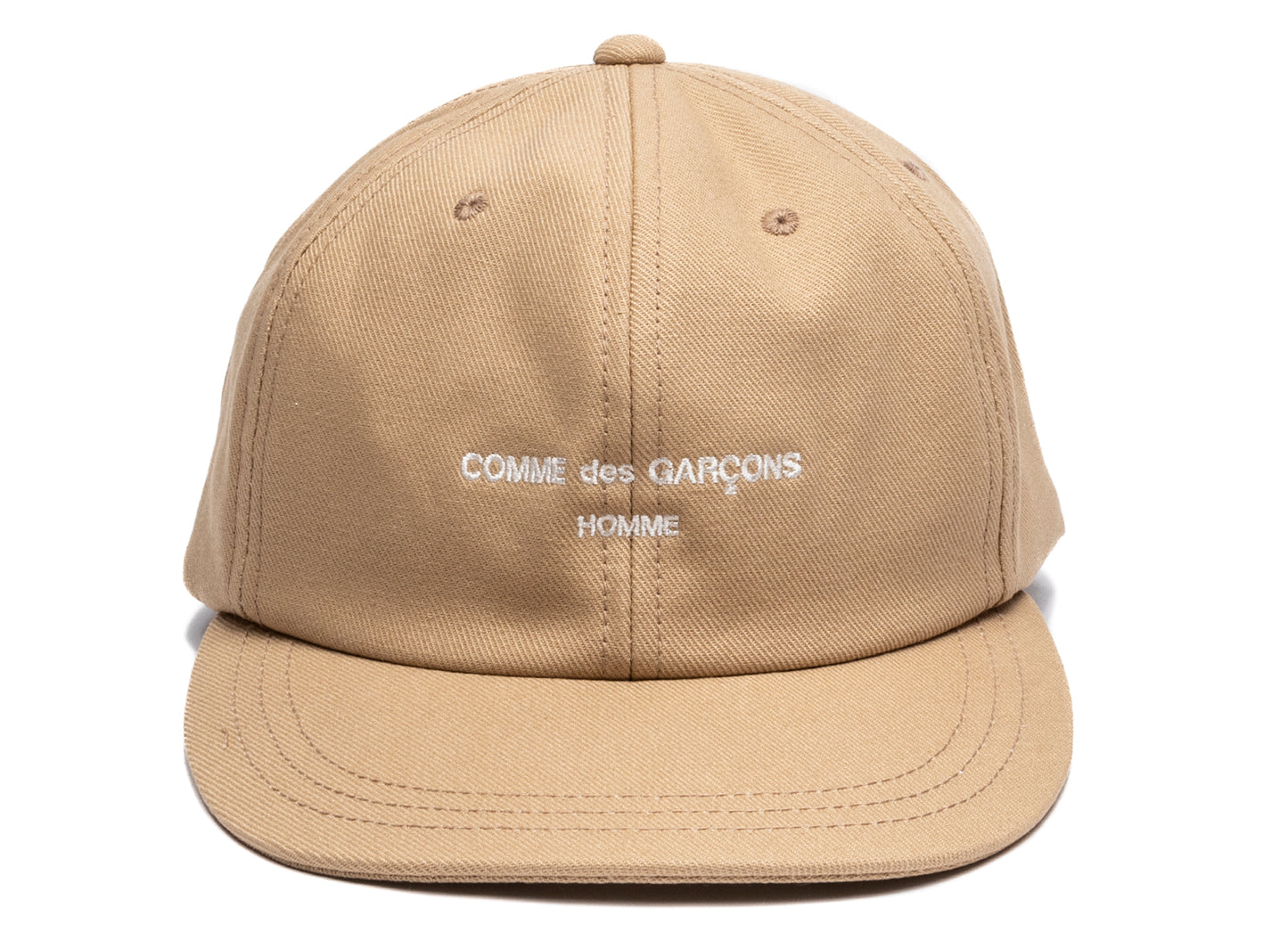 Comme des Garçon Homme Cap in Tan