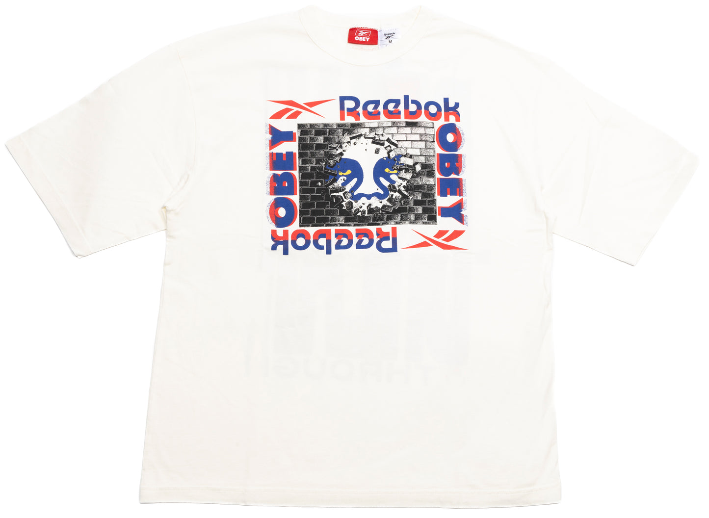 Reebok x OBEY Tee in Chalk