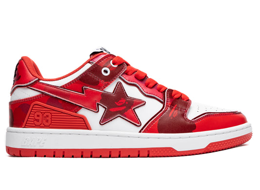 A Bathing Ape Sk8 Sta #1 M2 in Red xld