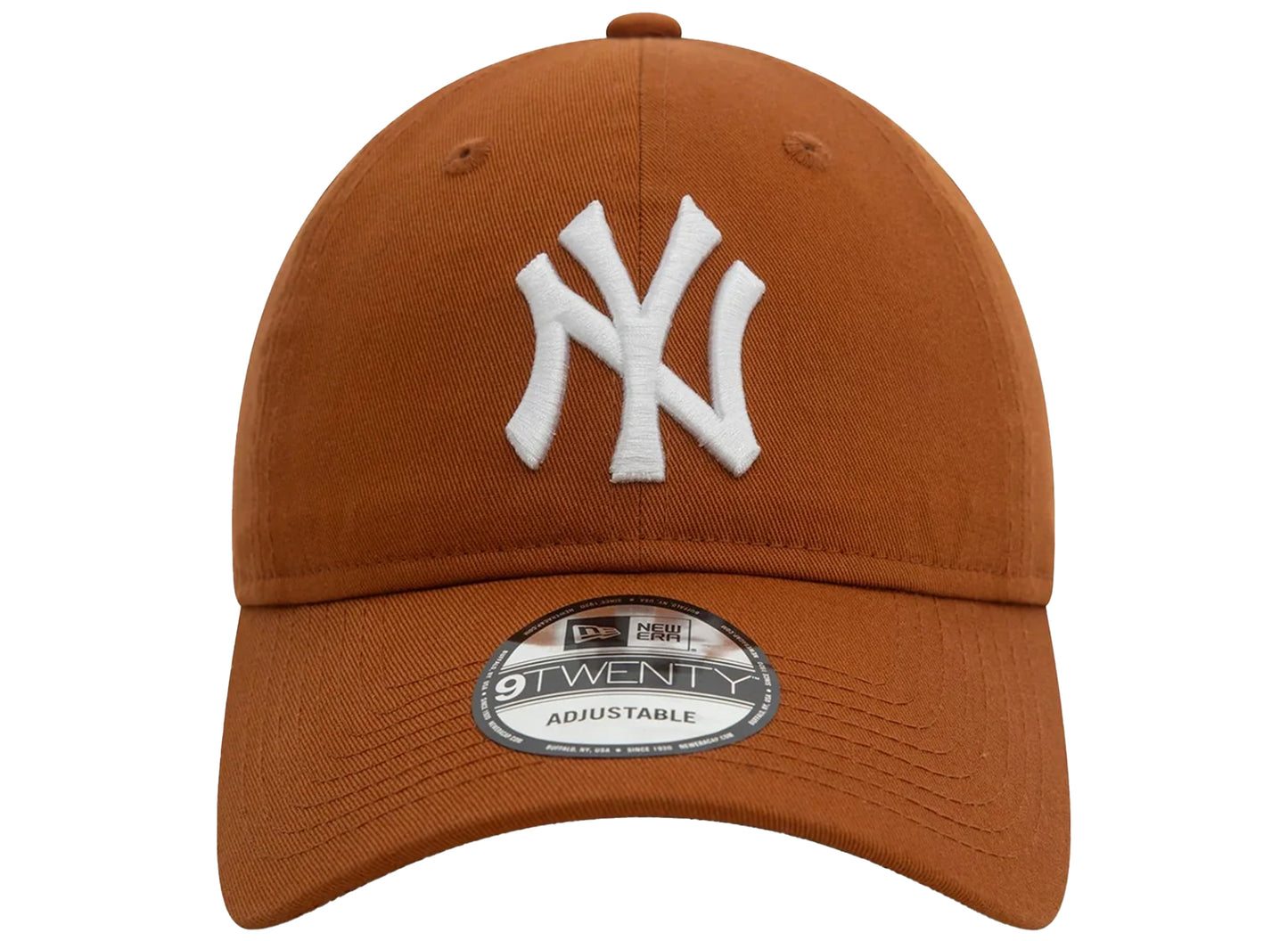 New Era League Essentials 9TWENTY New York Yankees Snapback Hat in Brown