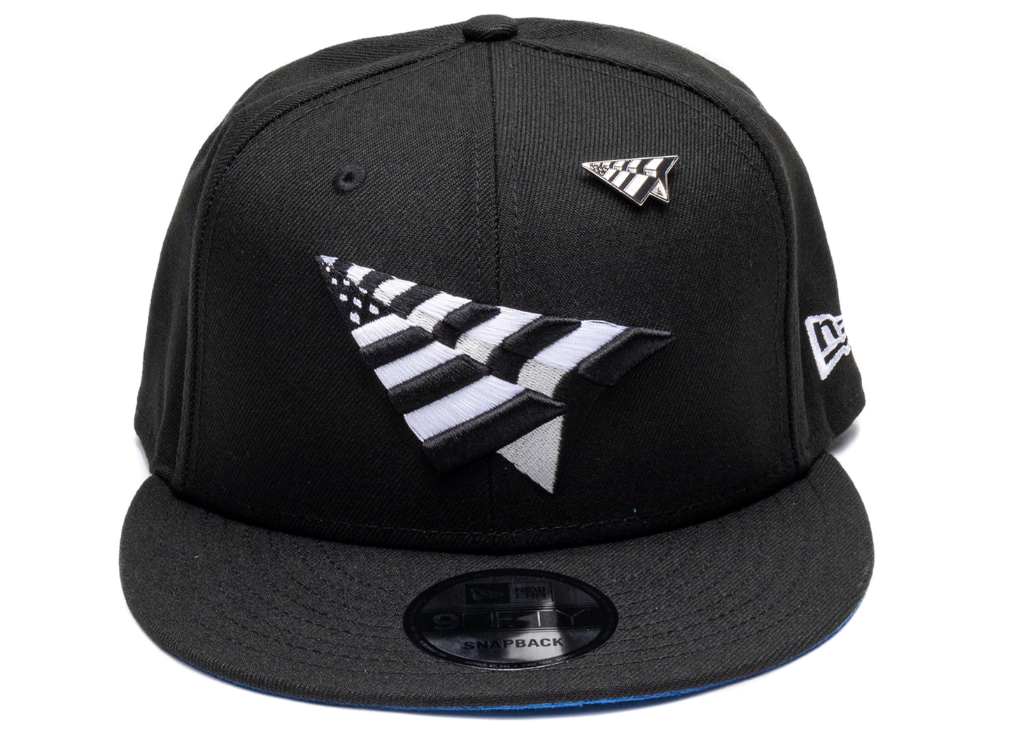 Paper Planes Original Crown Ultra Suede Blue Undervisor 9FIFTY Snapback Hat