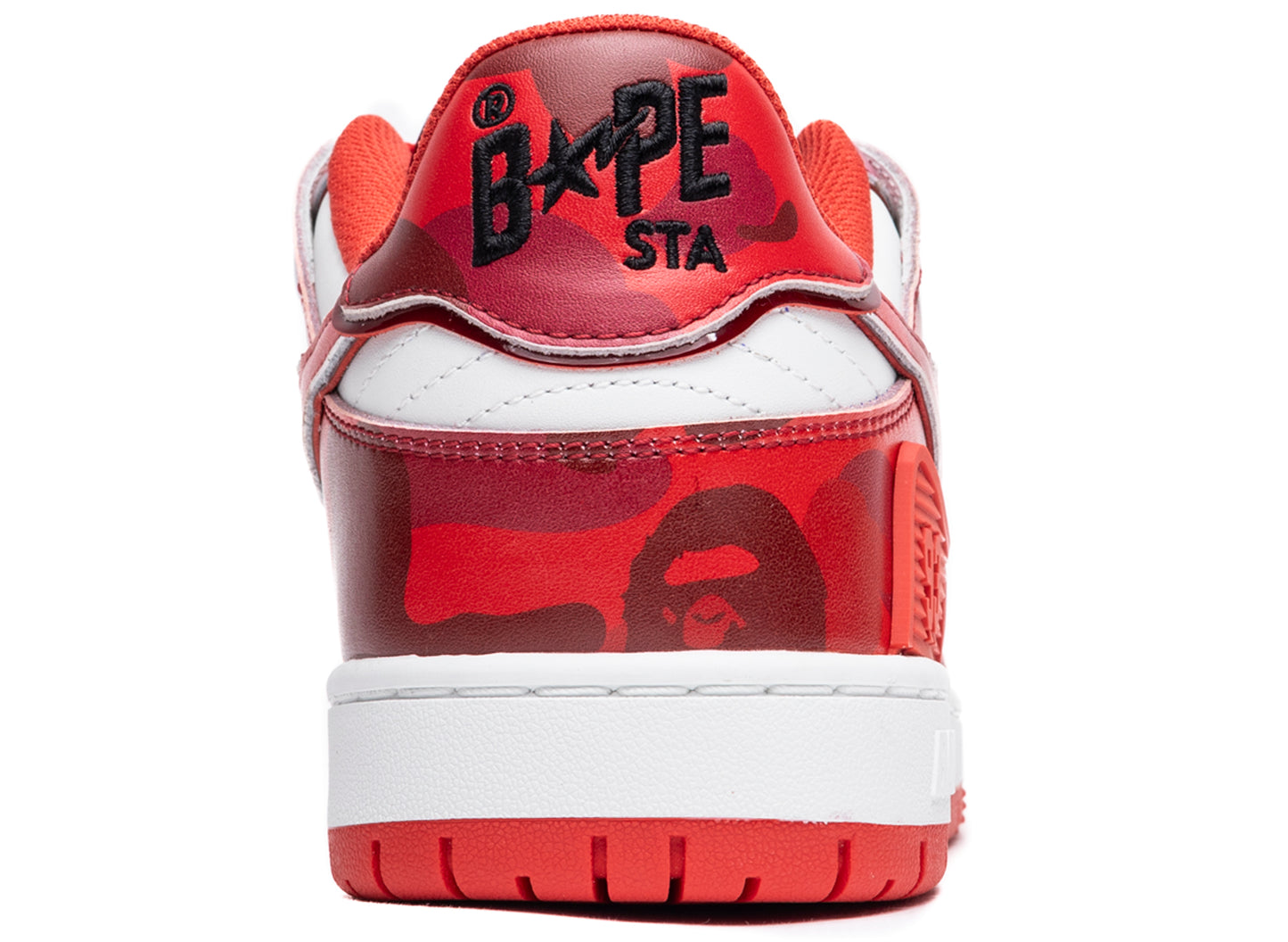 A Bathing Ape Sk8 Sta #1 M2 in Red xld