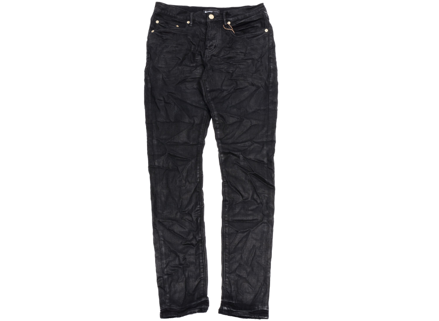 Purple Brand P001 Midnight Coated Jeans - Black