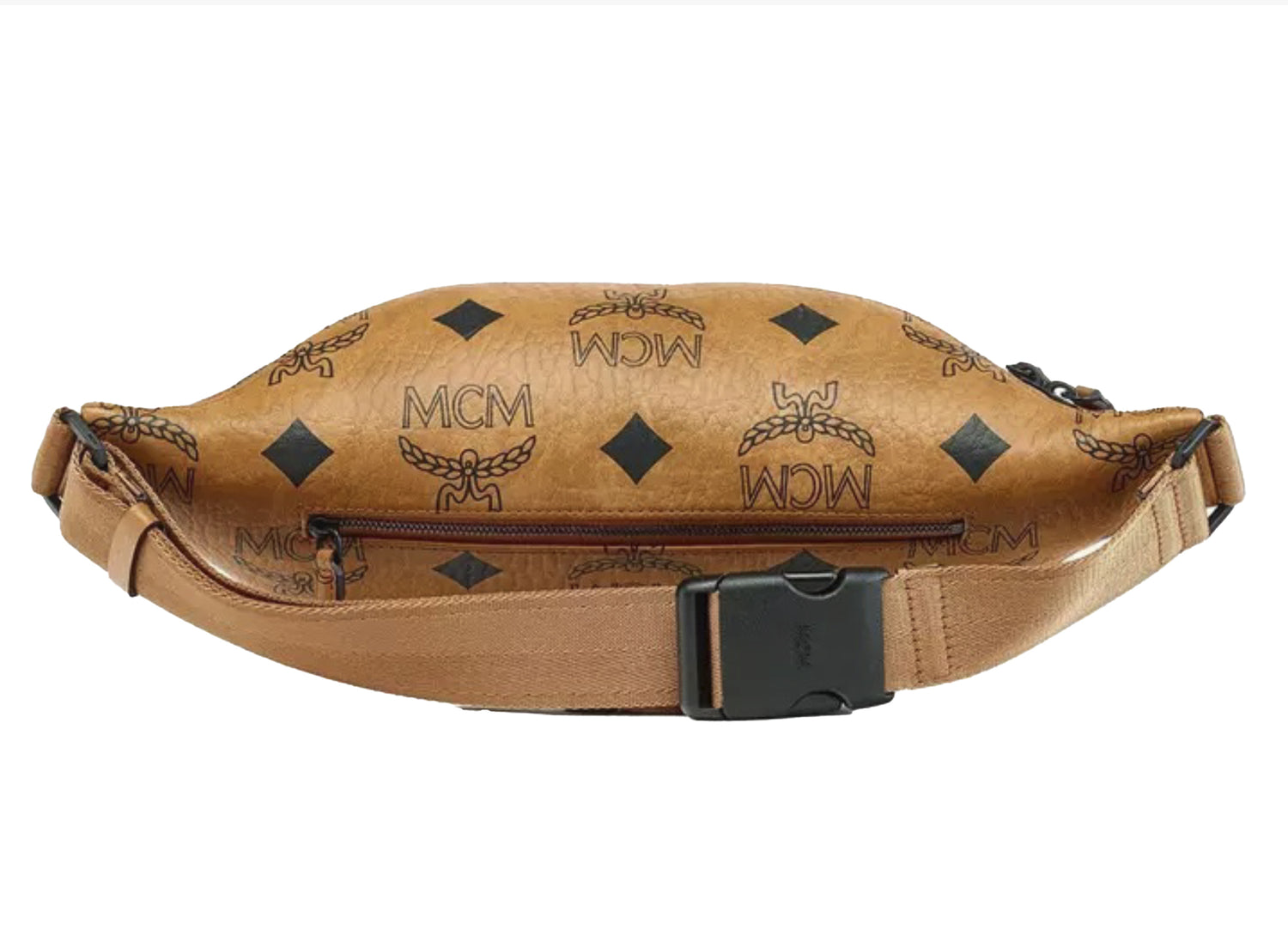 MCM Large Fursten Belt Bag - Cognac OS