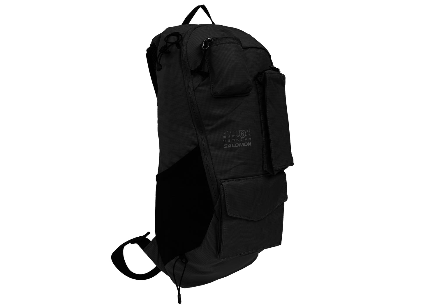 Salomon Maison Margiela MM6 Numeric Nylon Backpack in Black xld