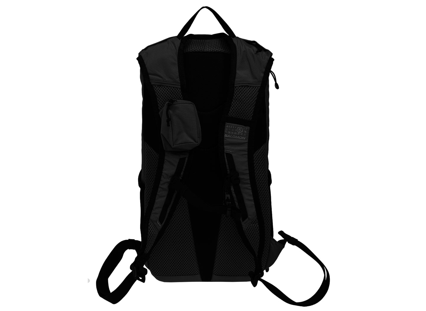 Salomon Maison Margiela MM6 Numeric Nylon Backpack in Black xld