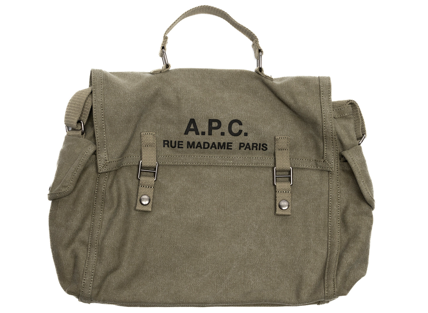 A.P.C. Besace Recuperation Bag in Khaki