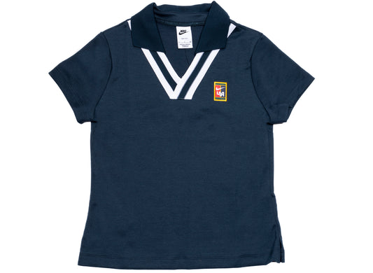 Women's Nike Women by Yoon S/S Polo Top in Armory Navy