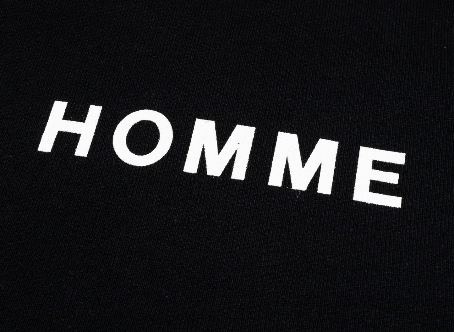 Comme des Garçons HOMME Logo Hoodie in Black