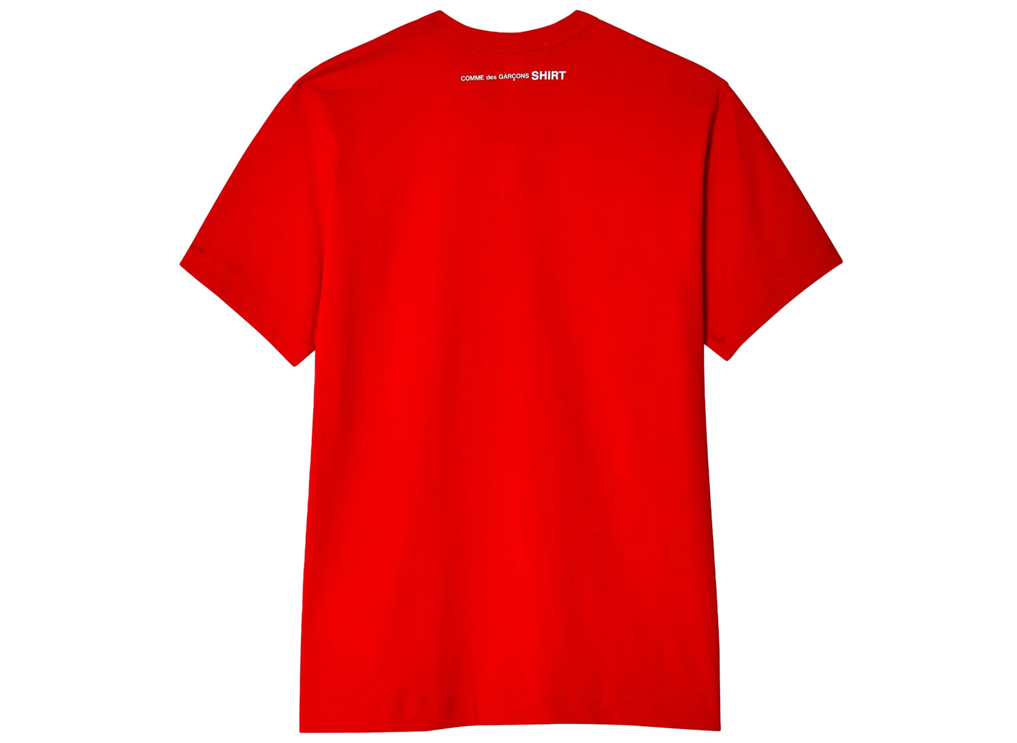 Comme des Garçons SHIRT S/S Knit T-Shirt in Red xld