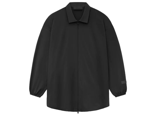 Fear of God Essentials Nylon Overshirt in Black